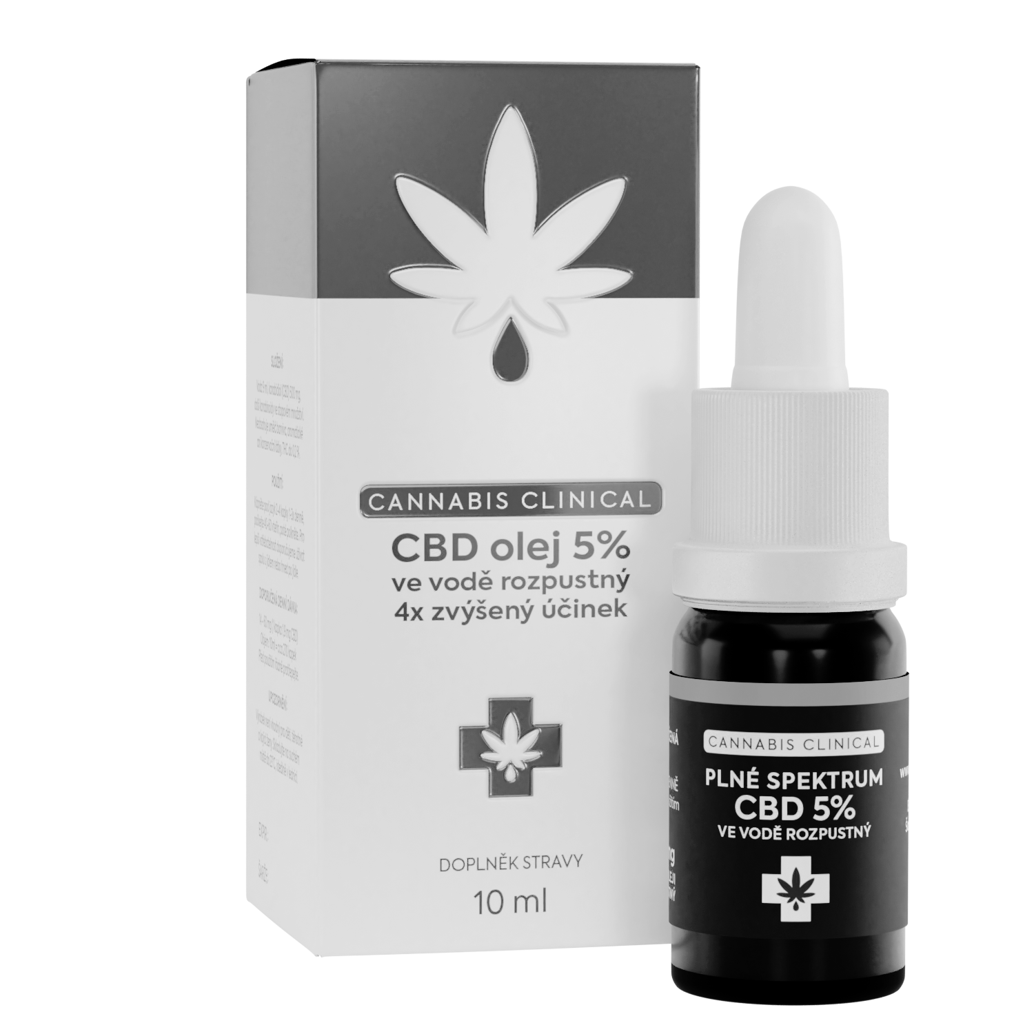 CANNABIS CLINICAL CBD 5% VO VODE ROZPUSTNÝ, 10 ml