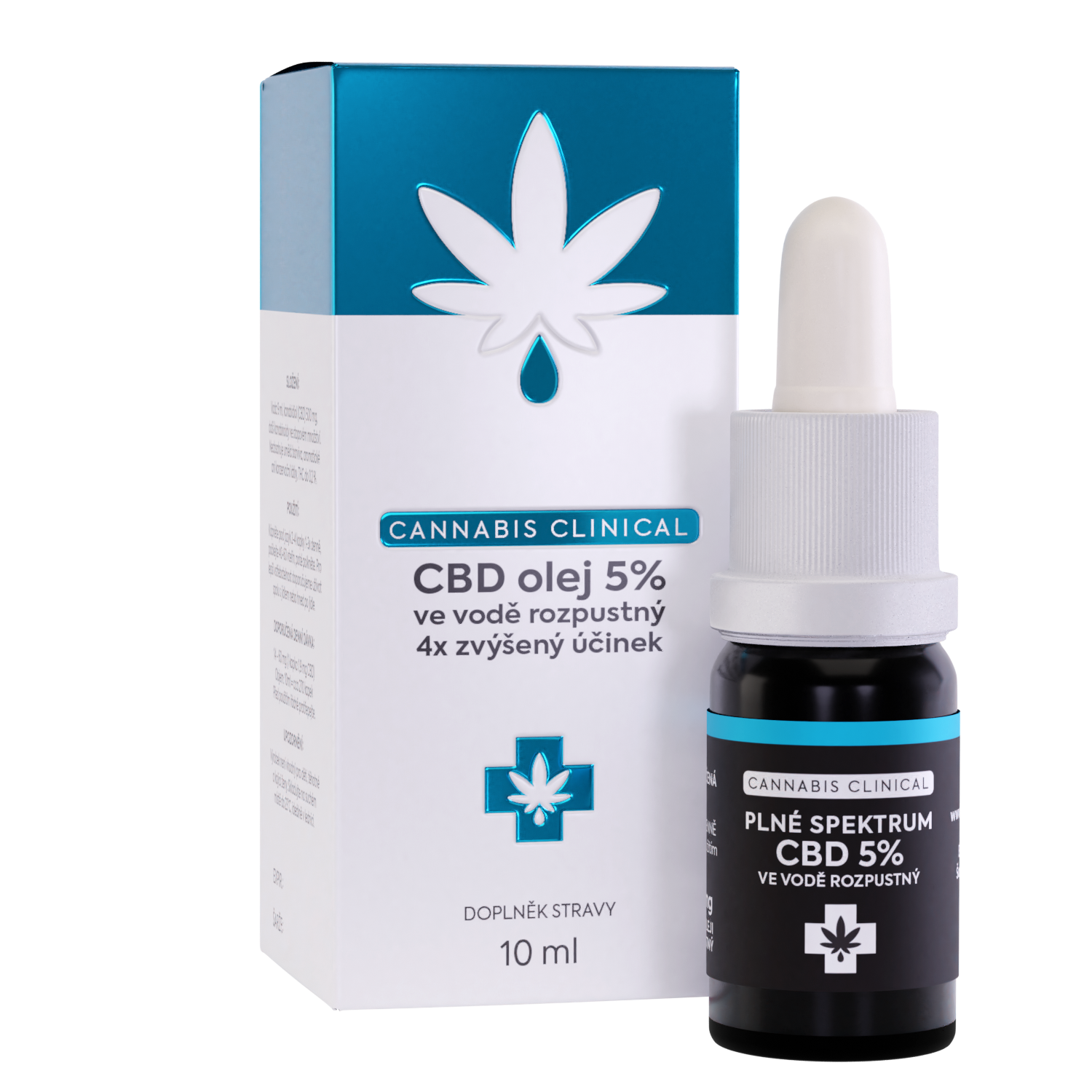 CANNABIS CLINICAL CBD 5% VO VODE ROZPUSTNÝ, 10 ml