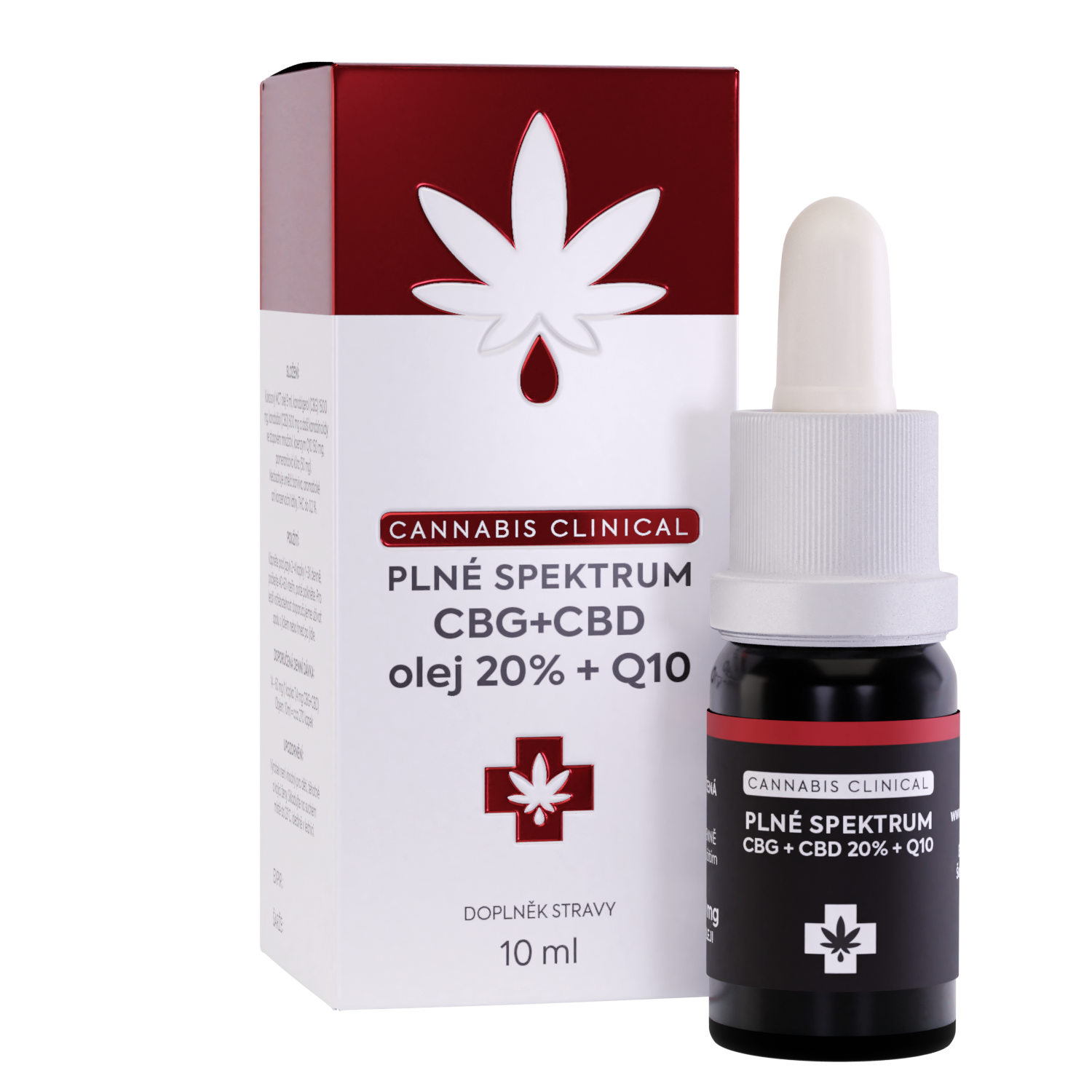 CANNABIS CLINICAL CBG + CBD 20% + Q10, 10 ml